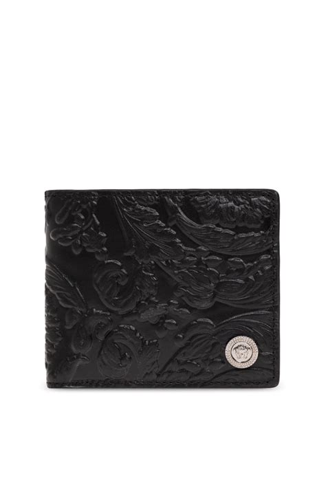 versace herrenportemonnaies|versace leather wallet.